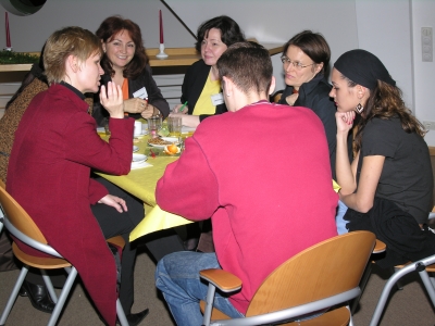 Kleingruppe beim Dialog
